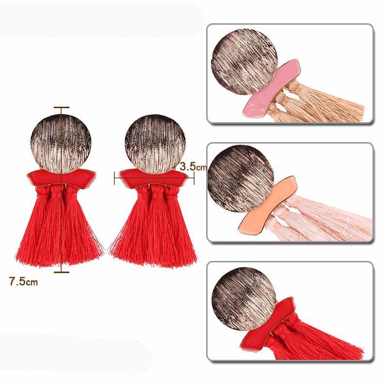 Fashion Statement Tassel Earrings