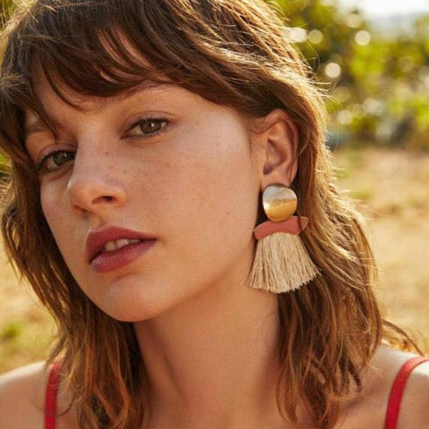 Fashion Statement Tassel Earrings