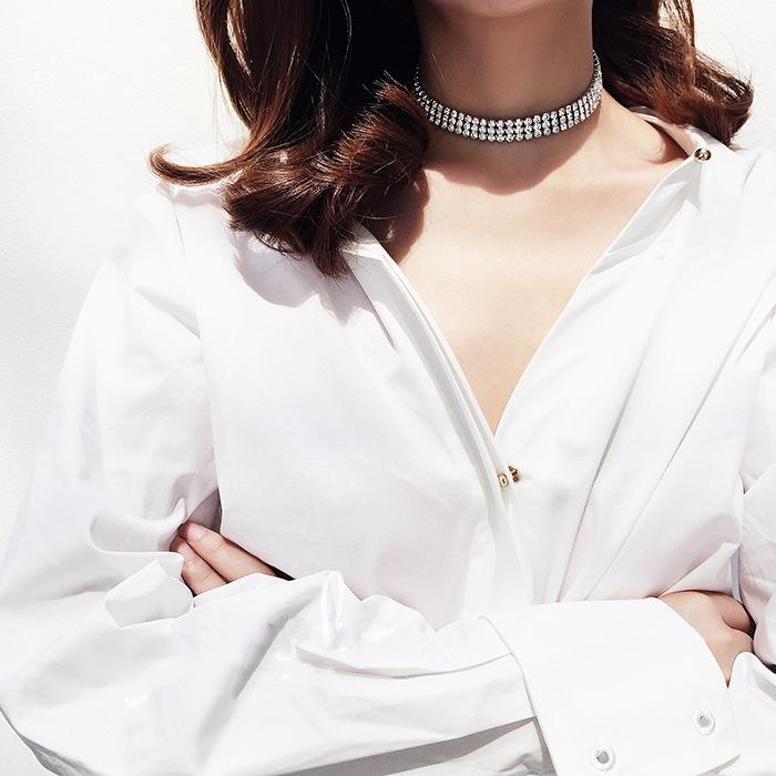 Crystal Rhinestone Choker