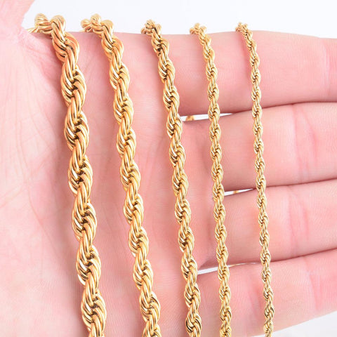 Rope Chain Stainless Necklace