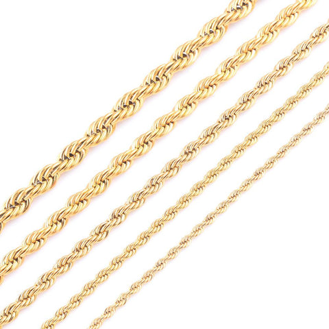 Rope Chain Stainless Necklace