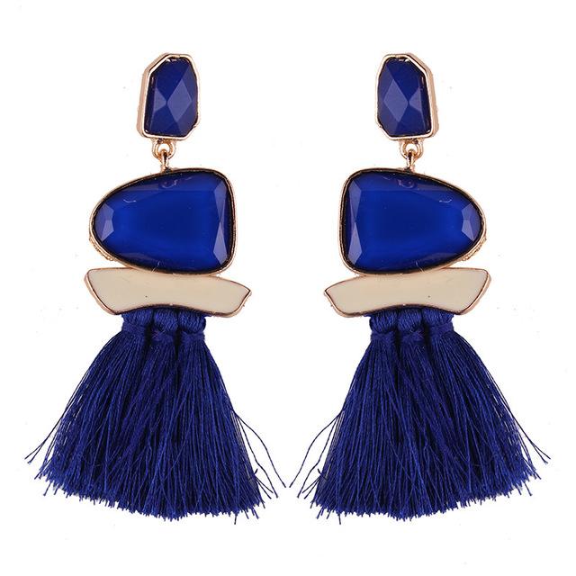 Fringed Statement Earrings