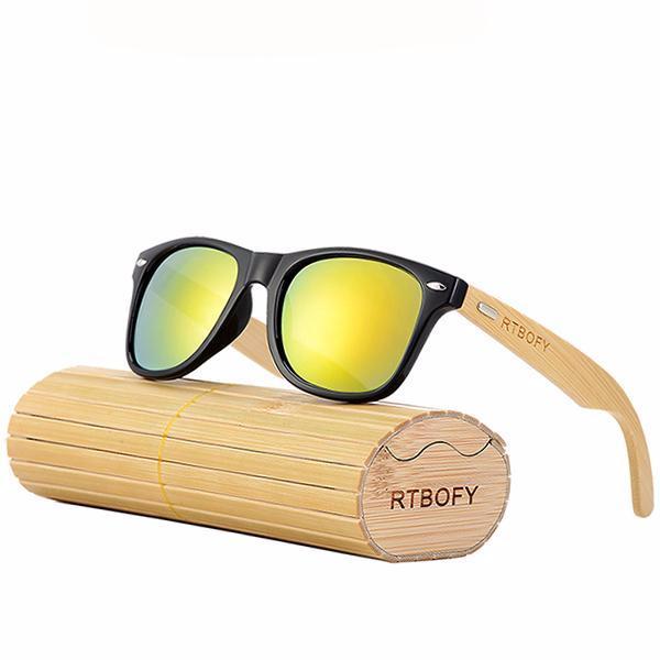 Retro Bamboo Wood Sunglass