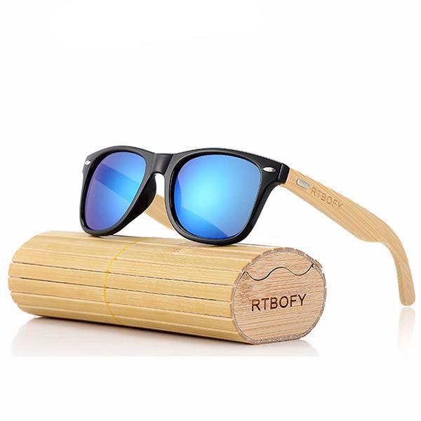 Retro Bamboo Wood Sunglass