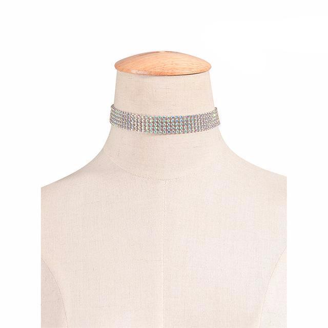 Crystal Rhinestone Choker