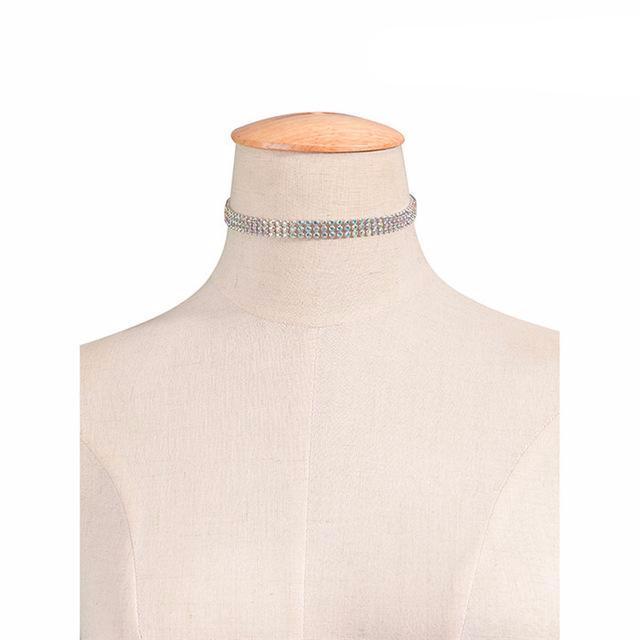 Crystal Rhinestone Choker