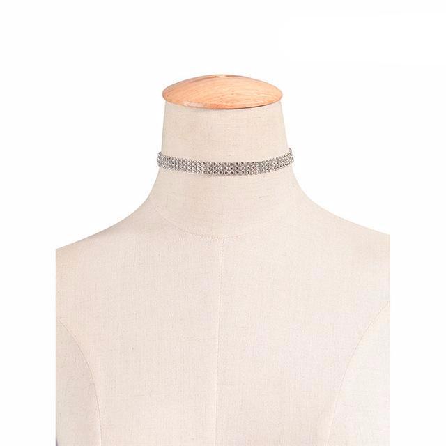 Crystal Rhinestone Choker