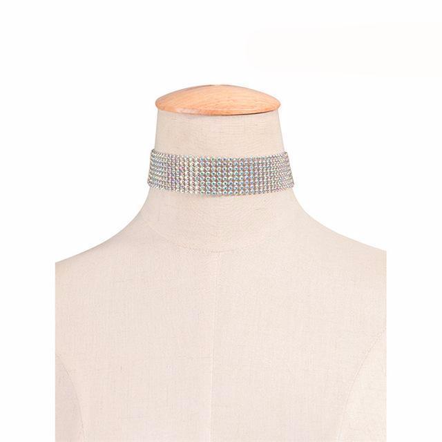 Crystal Rhinestone Choker