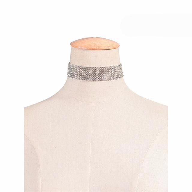 Crystal Rhinestone Choker